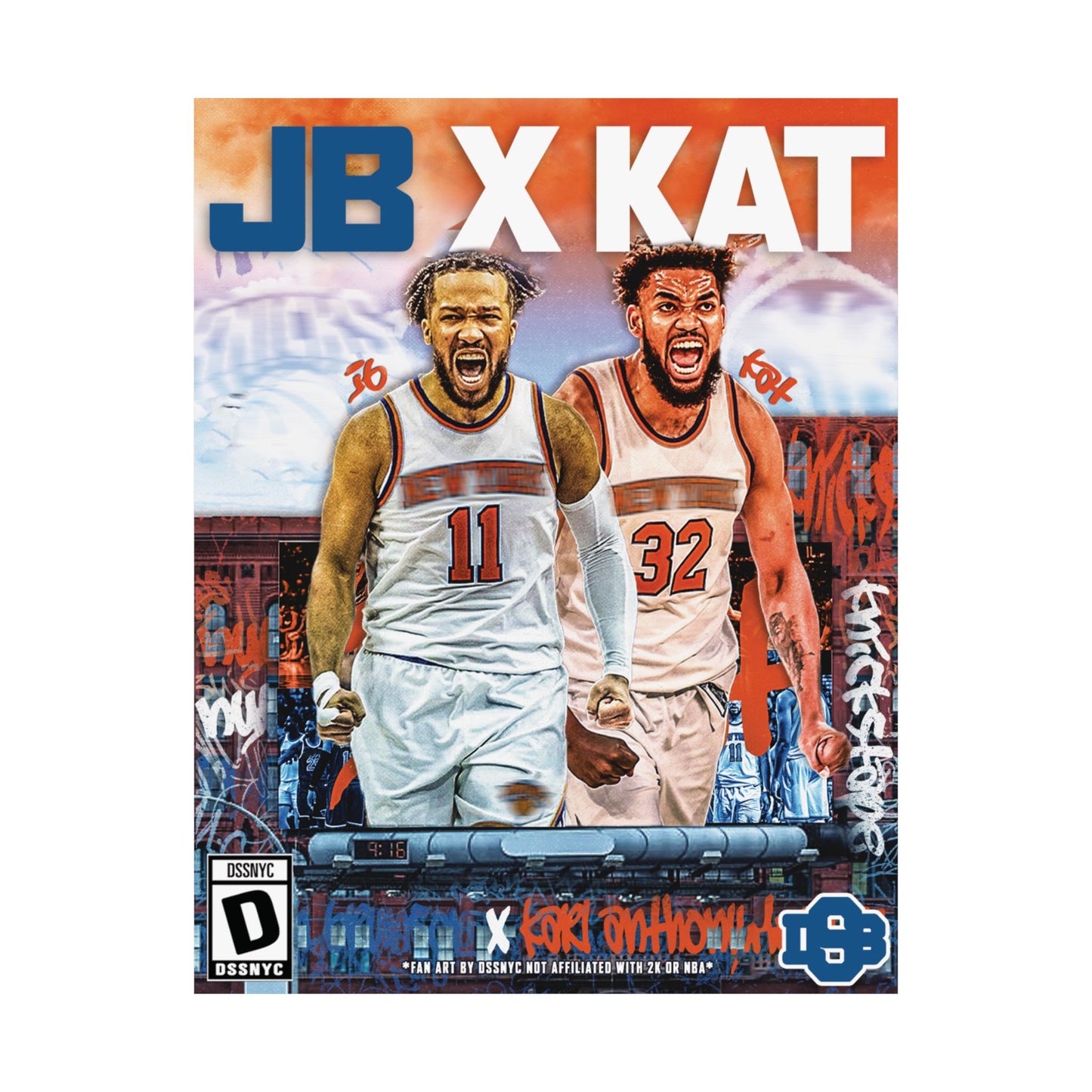 'JB X KAT' POSTER